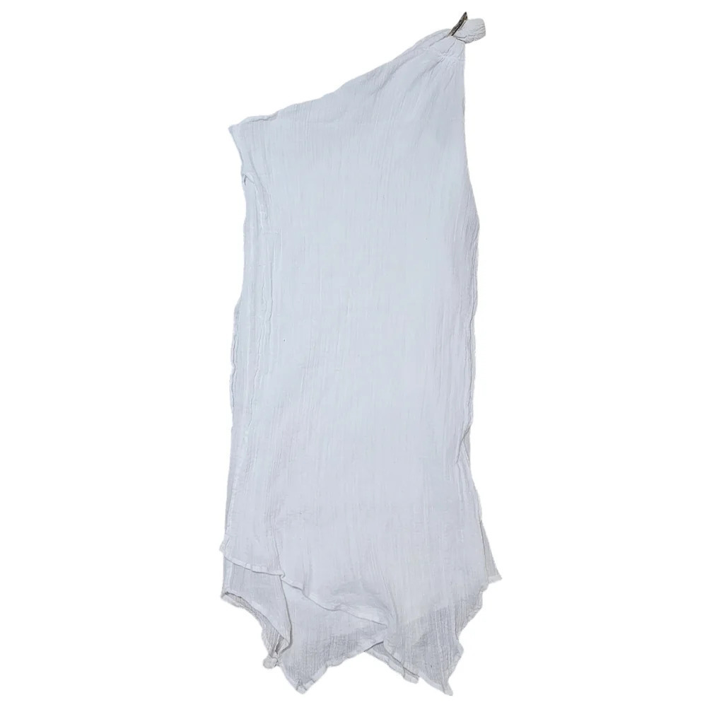 Michael Kors White One Shoulder Dress